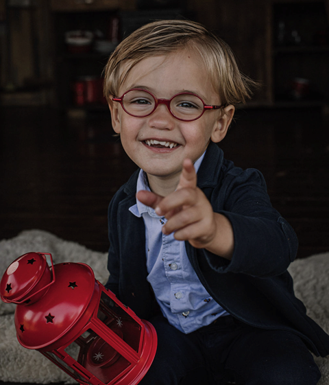 Lafont kinderbril rood